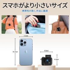 トイカメラ ミニカメラ 1080P 動画撮影機能 デジタルカメラ 32GB 黒の画像