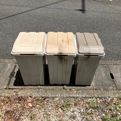 連結できるゴミ箱　33リットル×3つの画像