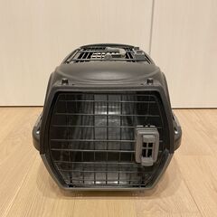 ペティオ (Petio) 2ドア スマイルキャリー ブラック ペット用 M サイズの画像