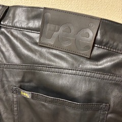 Leeライダース　フェイクレザーパンツ　の画像