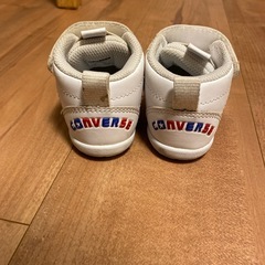 CONVERSE ベルト付きスニーカー 13.0cm ホワイトの画像