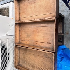 レトロ　木箱　8個まとめて　ばんじゅう　ディスプレイ　骨董　古道具　収納の画像