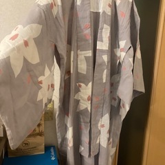 浴衣　グレー　　　　の画像
