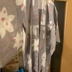 浴衣　グレー　　　　の画像