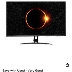 32インチ4kモニター + モニタースタンドの画像