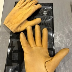 ランプグローブス  ２個セット  Mサイズ shortyキャメル punchingグレージュの画像