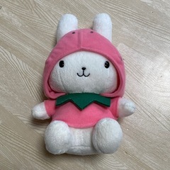 うさずきん ★ いちご コスチューム ぬいぐるみ　希少の画像