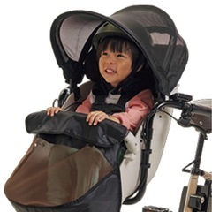 パナソニック電動自転車のフロントチャイルドシートです
の画像