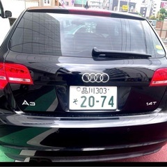 Audi A3 ブラック エンジン始動問題なしの画像