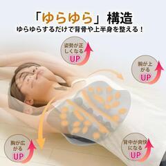 ❣️新品❣️　肩甲骨はがしピロー　肩こり解消　肩甲骨ストレッチ　ツボ押し　袋付きの画像