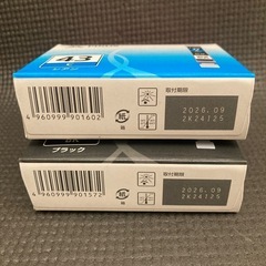 Canon　キヤノン　BCI-43　純正インクカートリッジ　シアン　ブラックの画像