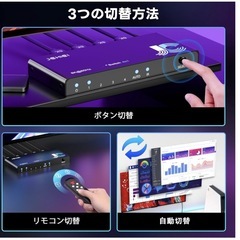 切り替え器 3入力1出力 HDMI2.1切替器 セレクターの画像