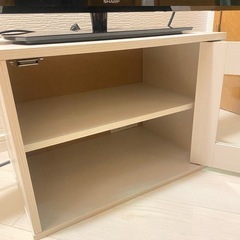ボックスガラスドア 収納ボックス テレビ台美品です！の画像