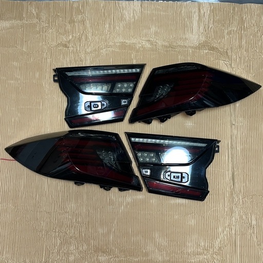 HONDA ホンダ CV3 アコード用 ZHENG WO LEDスモークテールランプ テールライト 4分割 1台分 オープニング 流れるウインカー シーケンシャル