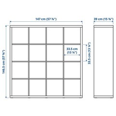 IKEA  オープンラック4×4の画像