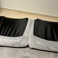 【中古美品】2人掛け座椅子 180度平たくすることも可能‼️の画像