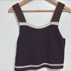 GU ニットビスチェの画像