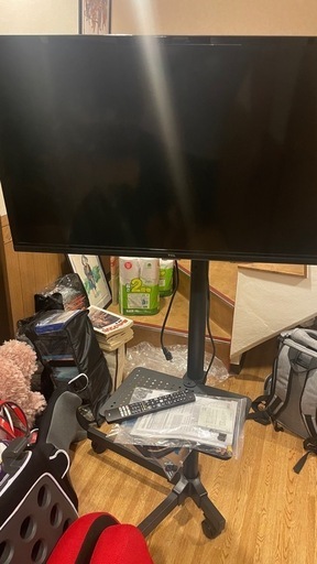 TCL 32型 フルハイビジョン スマートテレビ(Android TV) 32S5200A Amazon Prime Video対応 外付けHDDで裏番組録画対応 2021年モデル  テレビ台付き