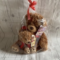 【新品】TEDDY BEAR  テディベア親子  ぬいぐるみの画像