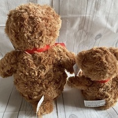 【新品】TEDDY BEAR  テディベア親子  ぬいぐるみの画像