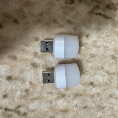 ★USB充電器用ライト2個セット★の画像