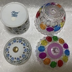 小物入れ ガラス製　陶器　2点セットの画像
