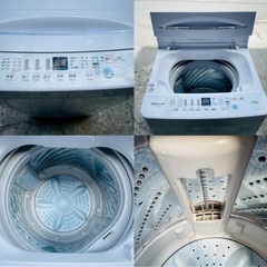 【洗濯機4.5kg】2021年製 Hisense・HW-E4503の画像