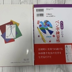 大人字にかわるペン字練習帳&はがきの書　2冊セットの画像