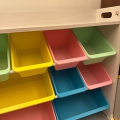 【受け渡し期間7/23-7/29】おもちゃ収納棚の画像