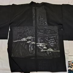 中古　着物羽織(夏物呂黒)　の画像