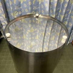 限定1個！ 超激安！ 超大型！ 直径約50cm 鉢カバー ステンレス製 観葉植物 植木の画像