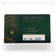 ROLEX ロレックス　デイトナ　116506 アラビア文字盤　付属品完備　2023年の画像