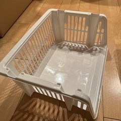 【受け渡し決定】プラスチックのトレイ2個セットの画像