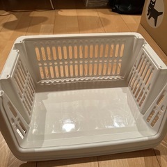 【受け渡し決定】プラスチックのトレイ2個セットの画像