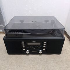 🍎TEAC CDレコーダー ターンテーブル/カセットプレーヤー付 LP-R550USB-Bの画像