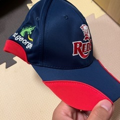 五郎丸選手サイン入り　ラグビー　キャップ　REDS の画像