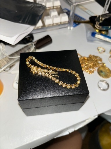 k18　テニスブレスレット