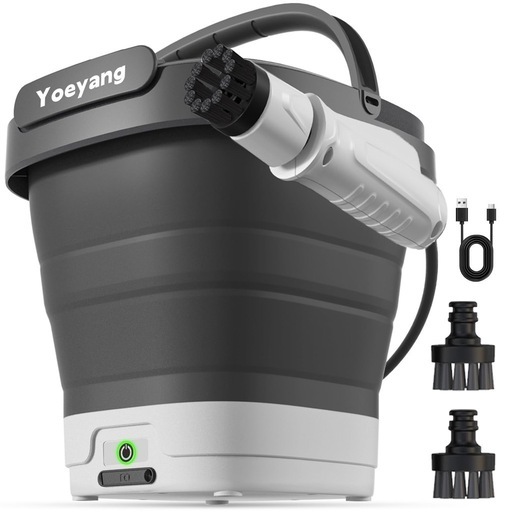 【新品未使用】高圧洗浄機 タンク一体型 折りたたみ式 コンパクト コードレス 内蔵バッテリー