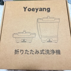 【新品未使用】高圧洗浄機 タンク一体型 折りたたみ式 コンパクト コードレス 内蔵バッテリーの画像