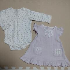 ベビー服　70　ワンピースの画像
