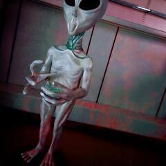 宇宙人 フィギュア 中古品の画像