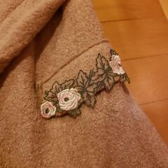 1回使用★華の刺繍　コートの画像