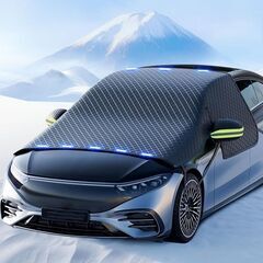 未使用 汎用品 フロントガラスカバー 保護 凍結防止シート 6本...