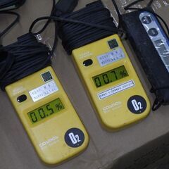 酸素濃度計 3点セット ケース付きの画像