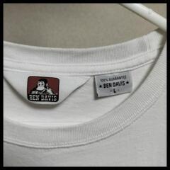 ※商談中※ BEN DAVIS ベン デイビス メンズ Lサイズ ホワイト Tシャツ 中古の画像