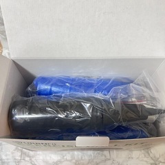 【新品未使用】バランスボール エクササイズボールキット 65cm ブルー 空気入れ付きの画像