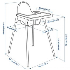 IKEA ベビーチェア　ハイチェアの画像