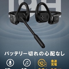 【新品未使用品】Earaku(イアラク) Bluetooth ヘッドセット ノイズキャンセリング 通話専用ヘッドセットの画像