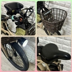 ⭐️2016年-2018年モデル⭐️Panasonic 電動自転車 ギュット アニーズ大容量8Ah子供乗せ 新基準⭐完成車配送⭐️美品⭐室内保管⭐p1001の画像