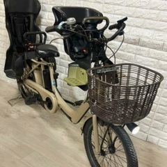⭐️2016年-2018年モデル⭐️Panasonic 電動自転車 ギュット アニーズ大容量8Ah子供乗せ 新基準⭐完成車配送⭐️美品⭐室内保管⭐p1001の画像